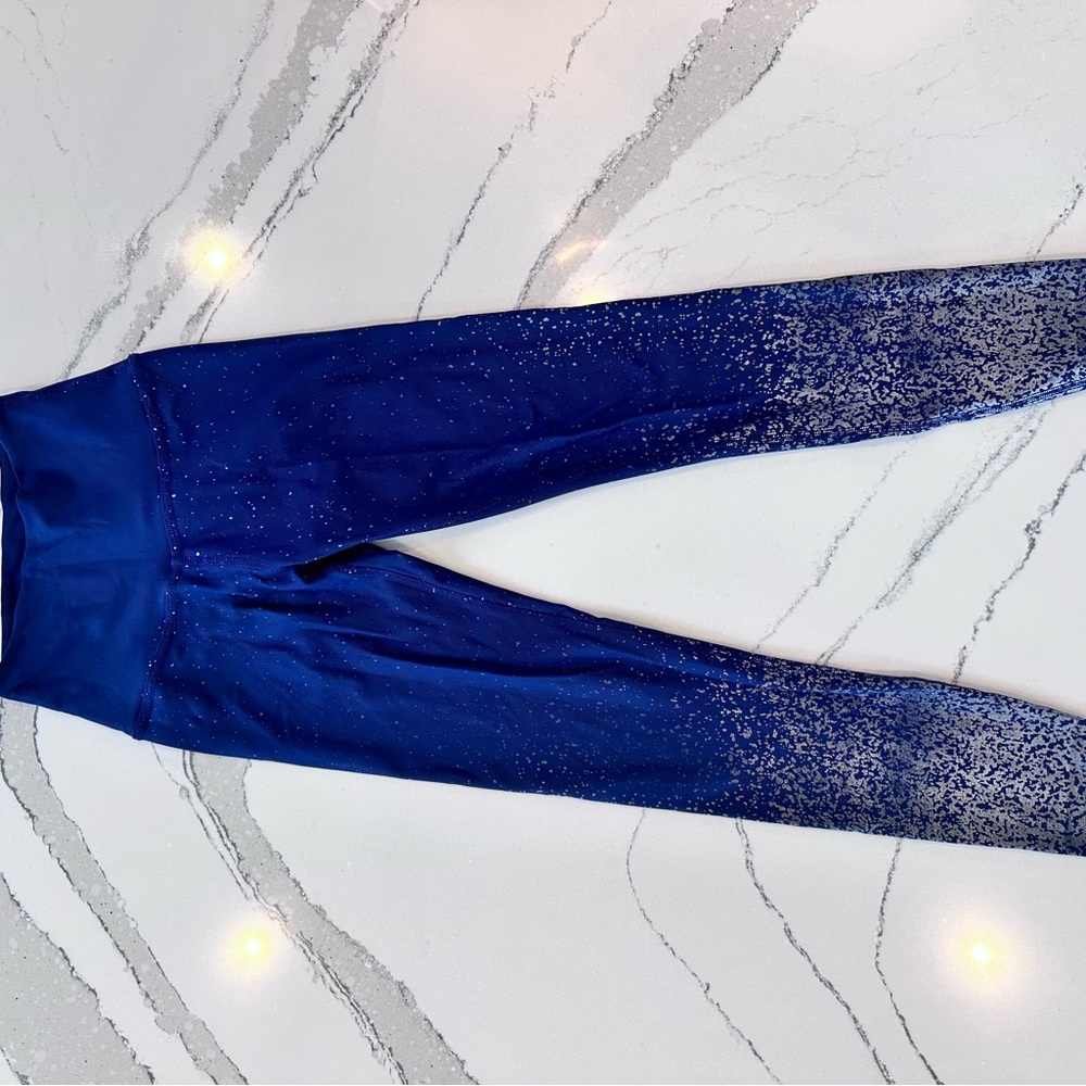 Beyond Yoga Blue Glitter Leggings - Picture 9 of 11